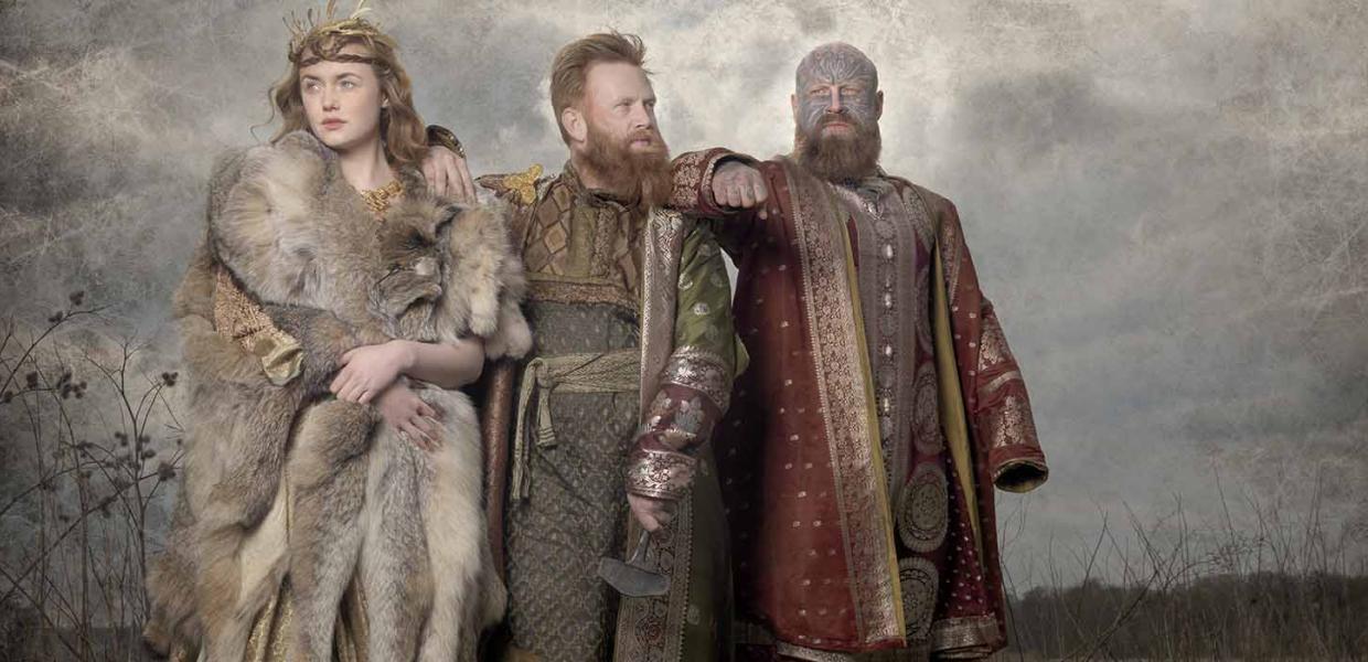 Freja, Thor og Tyr fra nordisk mytologi efter Jim Lyngvilds opfattelse